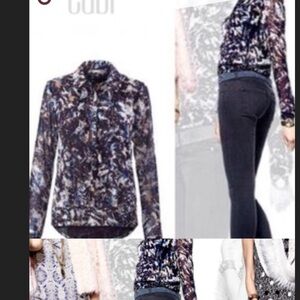 Cabi starry night blouse sz M, EUC